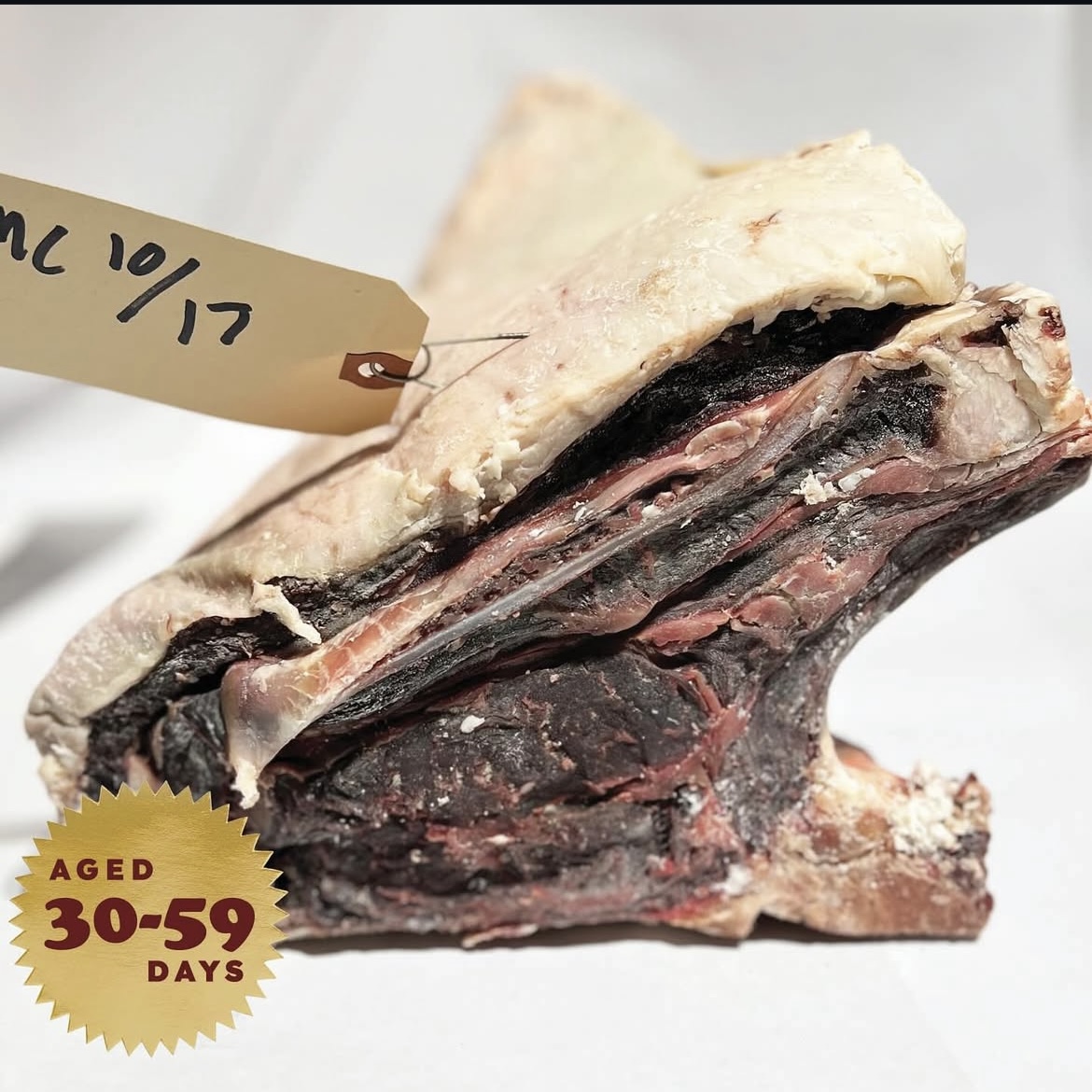 Beef Rib Roast, Dry-Aged - $50/lb (aged 30-59 days)