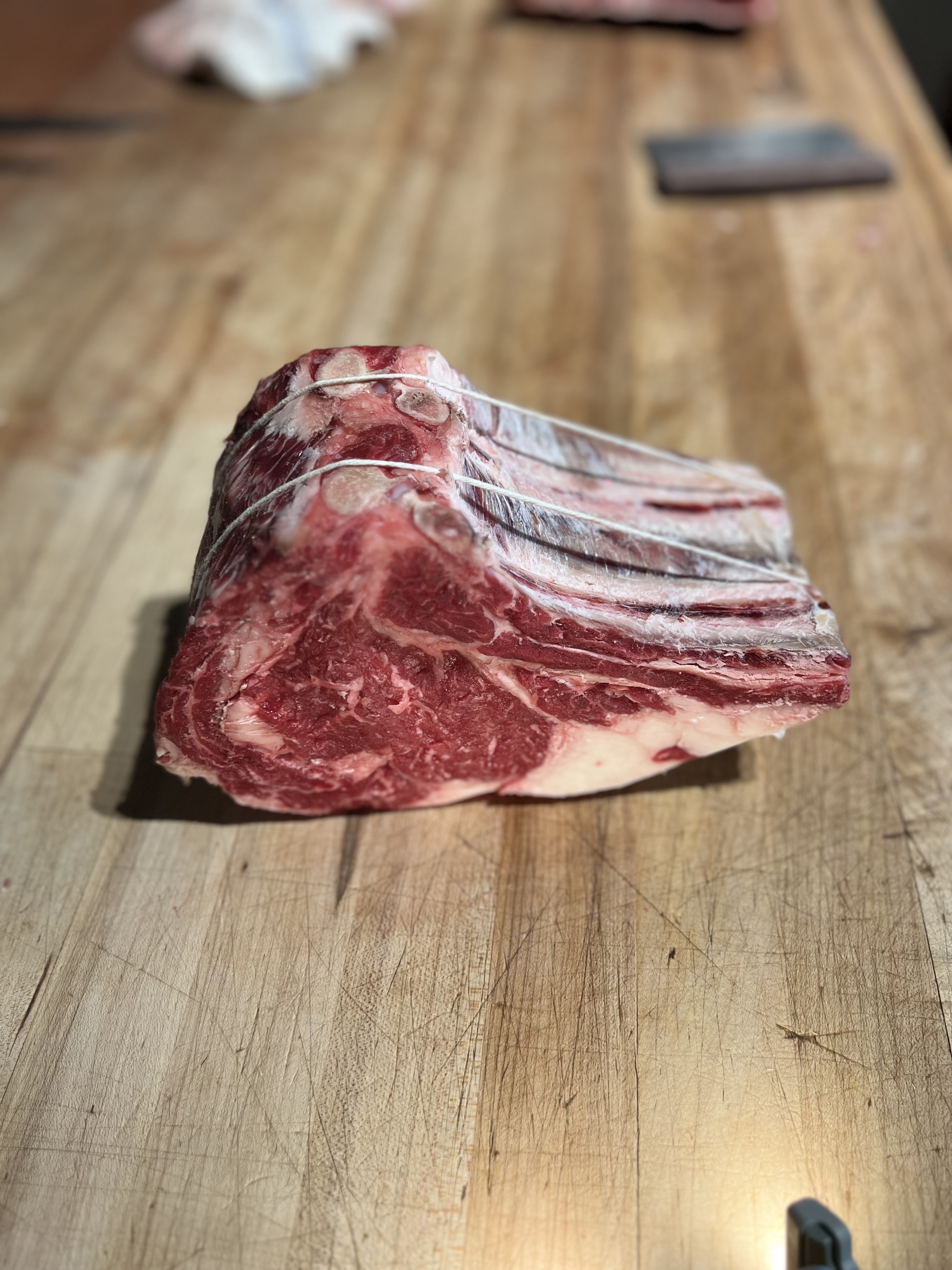 Beef Rib Roast - $40/lb (aged 14-29 days)